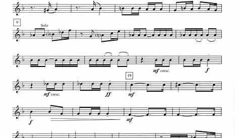 CHS Trumpet Fanfare part 4 Sheet music for Piano (Solo) Download and