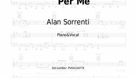 Alan Sorrenti Tu Sei L'Unica Donna Per Me - Testo e Accordi | PDF