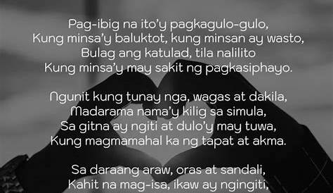 Tula Tungkol Sa Pag Ibig Sa Kaibigan May Tugma - tugma molekane