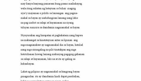 Tradisyunal Na Tula Tungkol Sa Pag Ibig Sa Pamilya - aklatpara