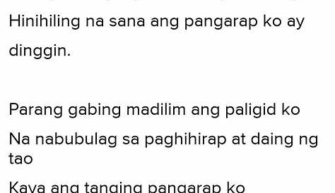 Tula Tungkol Sa Karanasan Sa Buhay Brainly