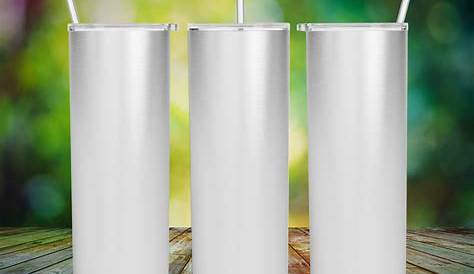 Download 20oz White Skinny Steel Tumbler Stainless Steel Cups