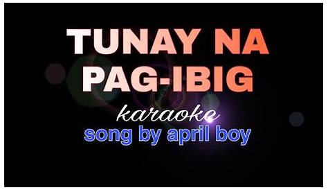 Tunay Na Pag-Ibig by April Boys Karaoke TJ Supremo (Minus One