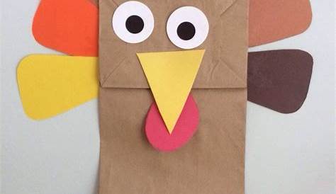 Turkey Lunch Sack - Happy Home Fairy | Thanksgiving crafts preschool