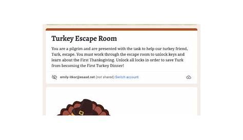 Turkey Escape Thanksgiving Dinner