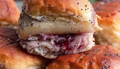 Turkey Sliders With Cranberry Sauce