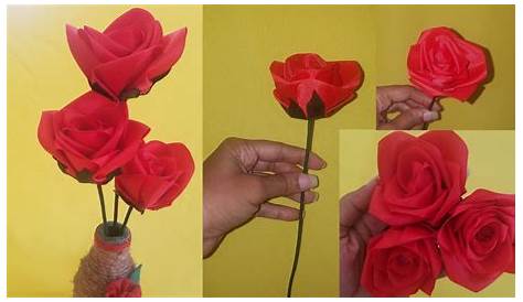 Rosas con cinta. | Flores de cinta, Manualidades y Hacer flores de tela