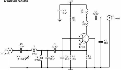 Realtek.Assigns TV ANTENNA BOOSTER SCHEMATIC DIAGRAM