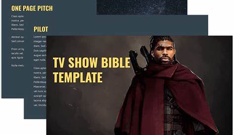 Tv Show Bible Template Pdf
