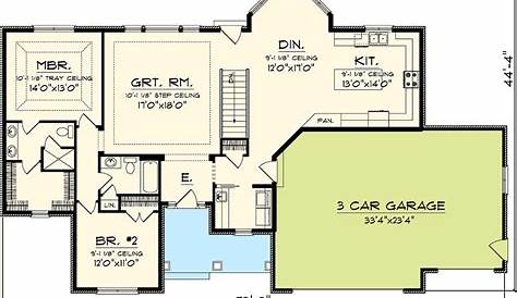 Inspirational Two Bedroom Ranch House Plans - New Home Plans Design