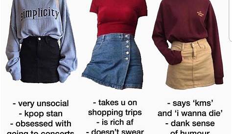Types Of Aesthetic Outfits What Are The Different Womens Fashion
