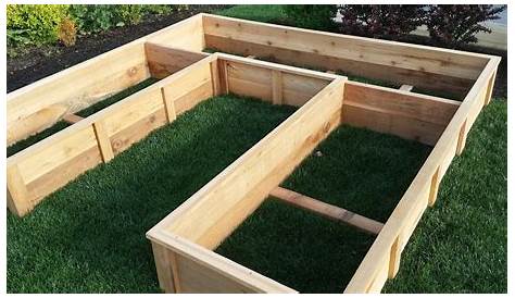 How to Build A UShaped Raised Garden Bed iCreatived
