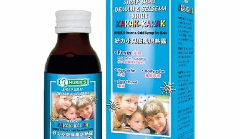 KIDZ Paracetamol (PCM) 250mg/5ml Syrup 60ml @ 100ml (Orange/Strawberry