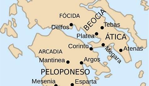 Mapa Geografico De La Antigua Grecia