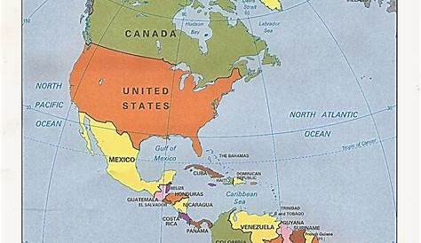 Mapa político da América | Mapa do continente americano, com… | Flickr