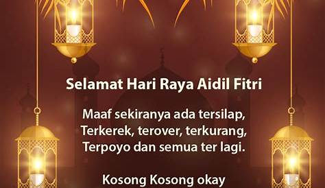 Contoh2 Kad Ucapan Hari Raya Aidilfitri Kreatif - 1001 Ucapan