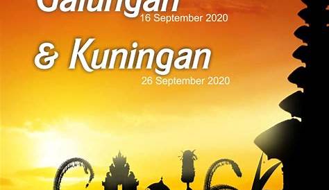 Contoh Ucapan Selamat Hari Raya Galungan & Kuningan Dalam Bahasa Bali