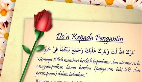 Ucapan Selamat Pernikahan Islami Untuk Kakak | Doa pernikahan, Doa