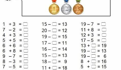 15 Mathearbeitsblätter Der 1. Klasse | Mathematik, Arbeitsblätter