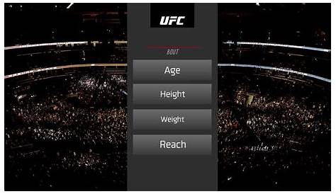 Ufc Tale Of The Tape Template
