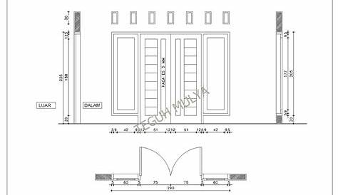 11+ Gambar Model Pintu Rumah Minimalis 2 Pintu Terbaru 2020 | Dekor