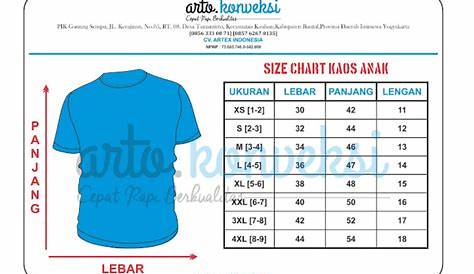 Tabel Ukuran Baju Anak | Baju anak, Anak, Dasar-dasar menjahit