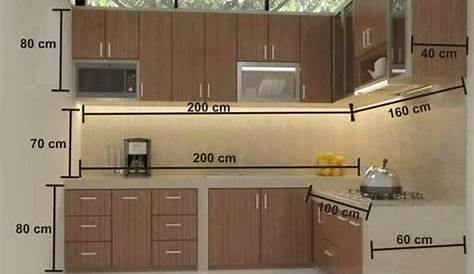 Kitchen set minimalis dengan ukuran tinggi kabinet bawah standar