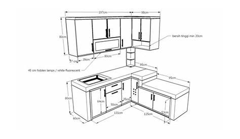 Ukuran Kitchen set | Standar | Minimalis - Jasa Bikin Kitchen Set Murah