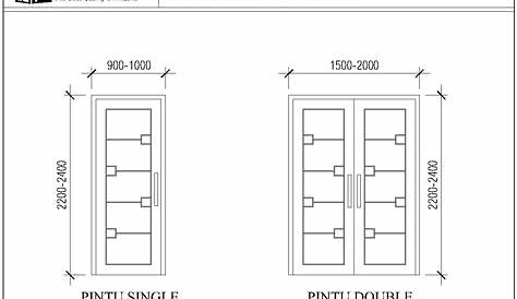 Ukuran Standar Pintu Dan Jendela Rumah Tinggal Lengkap - Arsitur Studio