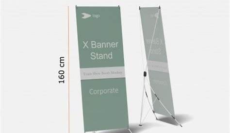 Ukuran Standing X Banner - IMAGESEE