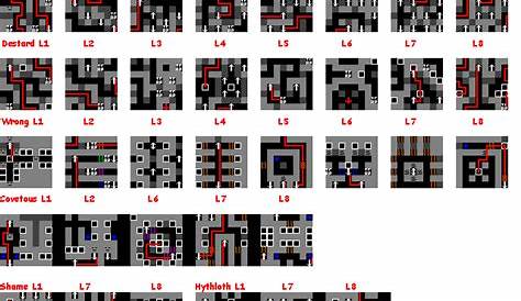 Ultima IV – Quest of the Avatar/Dungeon Maps - C64-Wiki