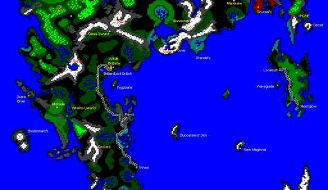 Ultima Online Map | Gaming | Pinterest | Ultima online