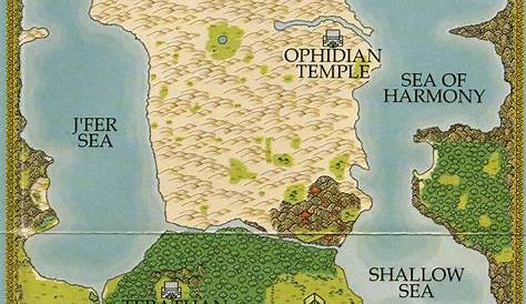 Ultima Online map of Britannia - The Codex of Ultima Wisdom, a wiki for