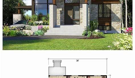 Plan 370002SEN: Contemporary One-Level House Plan with Split Beds