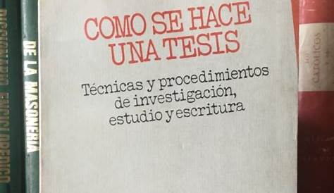 Como Escribir Una Tesis - Umberto Eco - [PDF Document]