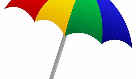 Colorful umbrella png Clipart image transparent background