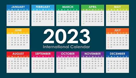 Plantilla Calendario Anual 2023 Word - IMAGESEE