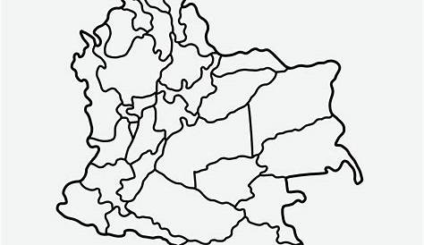 croquis del mapa de colombia | Mapa para colorear, Mapa de colombia