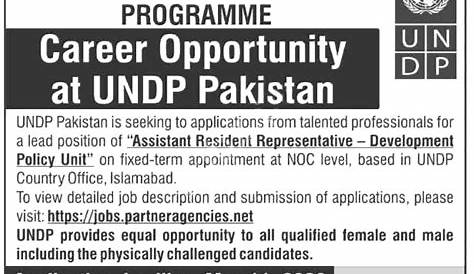 Job Vacancies at UN Pakistan Islamabad - Pakistan Tab