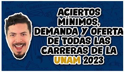 Aciertos UNAM 2023: ¿cuántos puntos se necesitan para entrar?