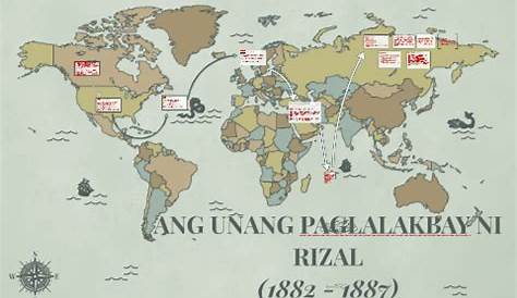 UNANG PAGLALAKBAY SA IBANG BANSA NI RIZAL MAY