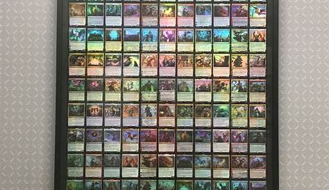 “Magic The Gathering” uncut card sheet presented in our archival and