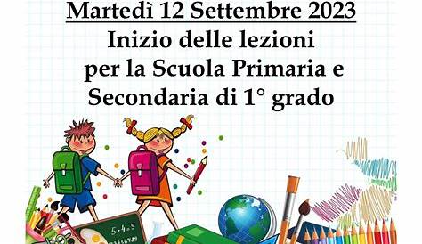 Calendario scolastico Segrate 2022-2023, inizio e fine delle lezioni