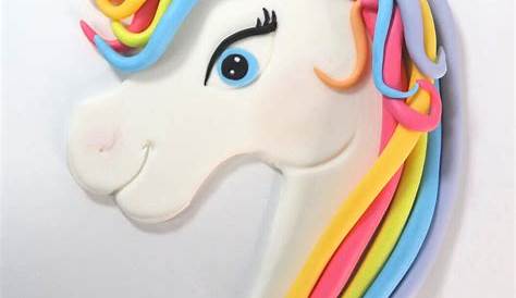 Unicorn Cake Topper Template - Draw-fDraw