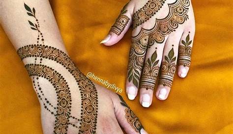 Unique Mehndi Design Back Hand Mehandi For Heena s Modern