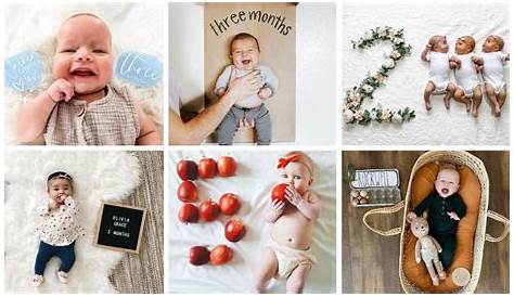 Unique Monthly Milestone Ideas 35 Baby Photo DIY At Home
