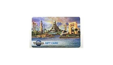 Universal Studios Gift Card