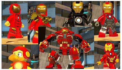 IRON MAN ALL SUITS WITH ABILITIES (Iron Man All Suit Up Animations
