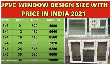 Upvc Doors And Windows Price List In India UPVC s Kerala 2019 dia