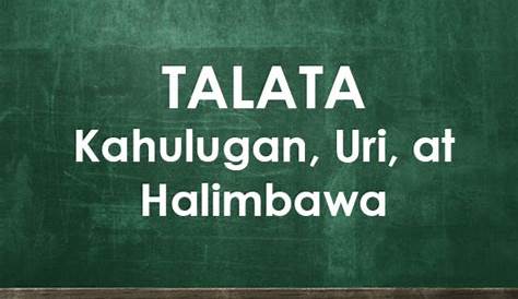 Filipino 1 Mga Uri Ng Talata